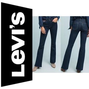 Levi's Made & Crafted Stems Mid-Rise Blue Flare Jeans